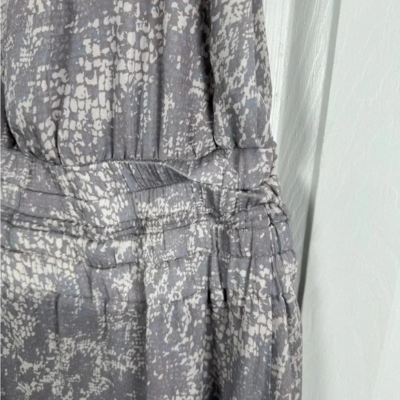 Ramy Brook Snake Print Wrap Drawstring Waist Band Sleeveless Mini Dress - Picture 8 of 11